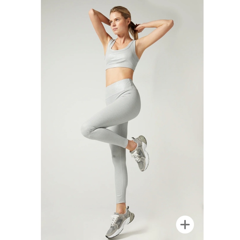 Wear It To Heart Iridescent Foil Workout Set